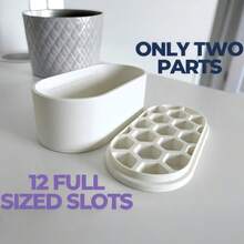 1 Pc Of Green Onion Regrowth Kit - No Skills Required, Easy To Grow Green Onions At Home | Compact System Suitable For Balconies, Windowsills And Small Spaces | Quick Regrowth Of Green Onions - White - View 2