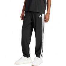 Quần jogger kẻ sọc tối giản Adidas ESSENTIALS, unisex, màu đen - màu đen - Xem 13