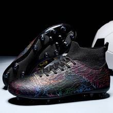 男士足球鞋、女士室内足球鞋、棒球草地鞋、成人青少年橄榄球鞋 - 黑色 - 查看 2