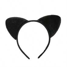 New Arrival Fashionable Personalized High-End Cute Versatile Autumn/Winter Niche Soft Plush Cat Ear Headband Cartoon Plush Sweet Headpiece Hair Accessories - Headband - View 7