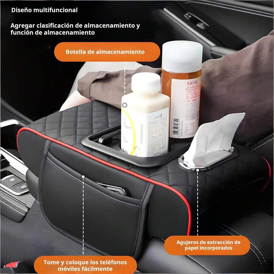 Car Center Console & Armrest Storage - A - View 1