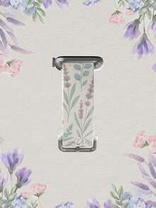 1条柔软弹力透气薰衣草花朵替换腕带，兼容三星、荣耀智能手表，尺寸：38mm、40mm、41mm、42mm、46mm、45mm、44mm、49mm；时尚休闲硅胶表带，兼容苹果手表 Ultra SE/11/10/9/8/7/6/5/4/3/2/1 - 彩色 - 查看 4