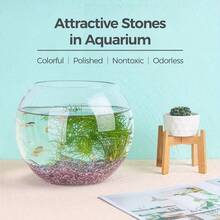 0.71/1.76/3.53/7.05oz Natural Pebble Amethyst, Crushed Quartz, Asymmetrical Pebble Stones, Vase Filler, Aquarium Gravel - A - View 5