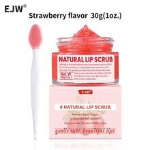 草莓糖唇部磨砂膏 - 适用于干燥、皲裂和暗沉的嘴唇 - 唇部去角质磨砂膏和润唇膏 - 深层滋养糖磨砂膏 - 蕴含霍霍巴籽油 - 多味 - 查看 15