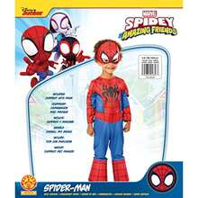 KIWI Spider-Man Classic Costume For Kids - Officially Licensed Character Costume - Authentic Superhero Costume - Spider-Man Classic Costume For Kids - Perfect For Parties And Carnival - Easy To Put On And Take Off, Comfortable And Lightweight Fabric - 彩色 - 查看 4