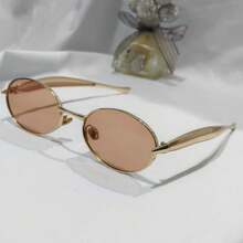 1 New Cat Eye Personalized Internet Celebrity Same  Fashion High Quality Anti-UV Polarized - 香檳色 - 查看 2