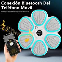 ¡RecomendadoMáquina de Boxeo Bluetooth con 10 Niveles de Velocidad (HAU + H01-H09), 9 Modos de Luces Intermitentes (P01-P09), Función de Conteo para Entrenamiento y Entretenimiento en Casa¡Top de Temporada - Blanco - Ver 7