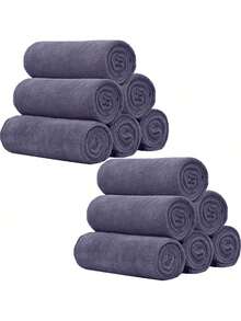 6/12pcs Facial Towel Set, High Absorbency Soft Microfiber Face Towels, Multi-Purpose Washcloth And Hand Towels, Suitable For Bathroom, Hotel, Spa, Gym, Size: 12x12 Inches/12x24 Inches, Multiple Colors Available - Multicolor - View 33