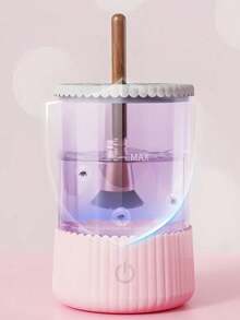 2025 Actualizado Limpiador y Secador de Brochas de Maquillaje 2 en 1, Alimentado por USB, Impermeable, con Soporte de Almacenamiento, Limpiador Eléctrico Recargable/Enchufable de Brochas de Maquillaje, Rotación Automática de Limpieza Profunda, Incluye Alfombrilla de Limpieza, Adecuado para Varios Tamaños y Estilos de Brochas de Maquillaje como Brochas de Sombra de Ojos y Brochas de Rubor. - Multicolor - Ver 19