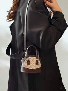 时尚迷你手提包，女士别致贝壳手提包，时尚百搭单肩斜挎包 - 彩色 - 查看 5