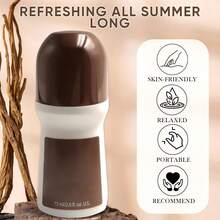 3-Pack (2.6 Fl Oz/ 75ML)Wild Country Roll-On Deodorant - Fitness & Sports Sweat Protection Variant: Compact And Portable Design, Easy To Carry. - màu nâu - Xem 2