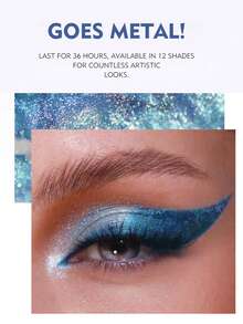 Pudaier 12 Colors Pearlescent Glitter Liquid Eyeliner Pen, Quick Dry Waterproof Pearl Eyeliner, Long-Lasting Smudge-Proof, Perfect Eyeliner Choice - #08 - View 3
