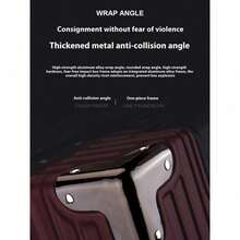 Lightweight 26 Inch Expandable Luggage - Hard Shell ABS Spinner TSA Lock Travel Suitcase - White - View 8