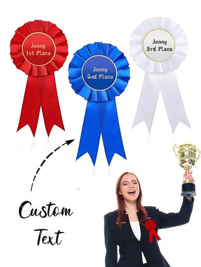 Customize Your Own Ribbon Medals To Create Unique Awards That Reflect Your Diverse Competitive Spirit. These Medals Are Suitable For Schools, Parties, Competitions, Companies, And More.