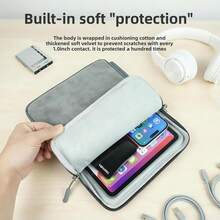 Tragbare iPad Tasche, Tablet Laptop Schutzhülle, Handtasche für Büro und Geschäft, leicht YGON - Dunkelgrau - Übersicht 2