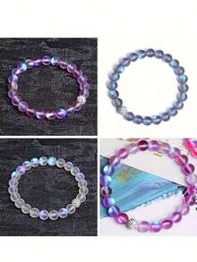 0.5-1.0mm Elastic Nylon Cord - 137.8-472.44 Inches Suitable For DIY Jewelry Making, Bracelets And Necklaces - Soft Stretchable Beading Line Material Suitable For Jewelry Artists To Use Handmade Craft Materials - Multicolor - View 5