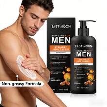 Jojoba Oil Men's Body Lotion Hydrating Moisturizing Non-Greasy Lightweight For Dry Skin Soft Smooth Skin - màu đen - Xem 3