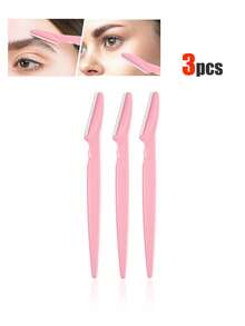 X Milania 170-Piece Set + Storage Box, Includes Multi-Color Eyebrow Trimmer And Shaver Kit, All-In-One Eyebrow Trimmer, Shaver, Exfoliator And Depilator, Body Hair Trimmer, Facial And Eyebrow Razor With Long Handle Blades (With Precision Guard), Multi-Function Eyebrow Trimmer, Suitable For Bikini Or Travel Use,Giveaways,Travel,Cheap Stuff,Travel Essential - Pink - View 27