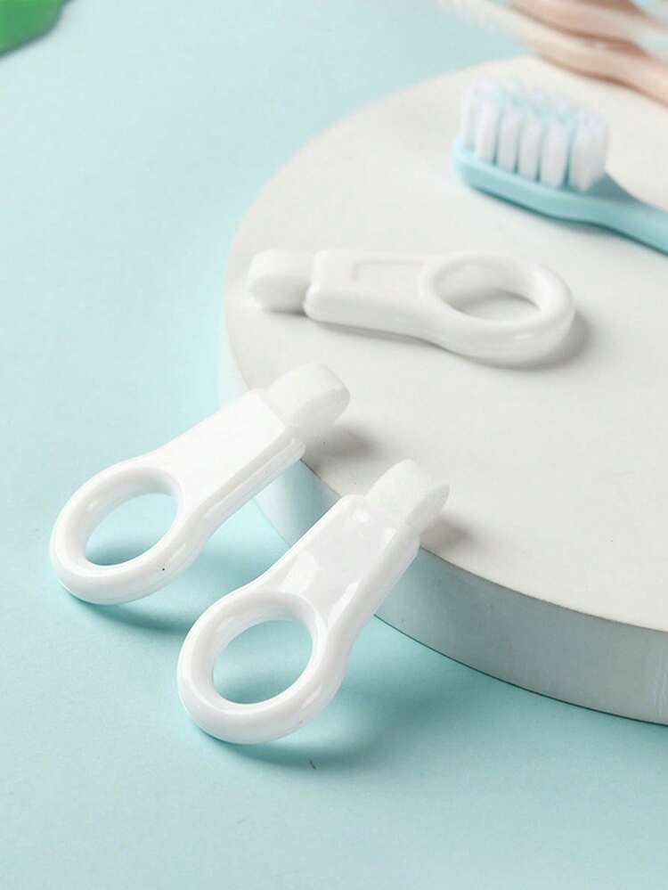 12/6/1pcs Disposable Nano Dental Plaque Cleaning Wet Wipes, Teeth Cleaning Tool, Portable Travel Teeth Cleaning Tool, Travel Essential, Oral Care Tool, Plaque Remover - White - View 3