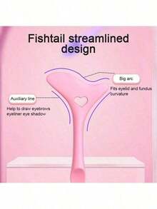 One Eyeliner Pencil Template, Silicone Beauty Ruler Tool, Eyeliner Pencil Applicator, Multi-Functional Eye Makeup Tool Kit Quick Template, Silicone Wingtip For Eyebrow, Eyelash And Lip Line Assistance,Cheap,Valentine's Day,Cheap Items,Travel,Travel Essential,Room Decor,Valentine's Gift,Cheap Stuff,Room,1 Dollar Items,Vacation Essentials,Gifts For Women,Bedroom,Valentine,99 Cent - 粉色 - 查看 7