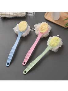 1个/2个软毛沐浴刷，去角质淋浴刷，长柄沐浴刷/随机新旧款式 - 彩色 - 查看 6