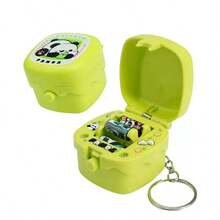 1pc 2026 Trending Cartoon Mini Squeeze Surprise Box Sticker Maker Keychain Pendant Stress Relief Toy, Perfect Gift For Children, Girls, Festivals, Birthdays, Fun Present - Multicolor - View 8