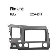 Kit de panel de radio para automóvil con arnés de cableado y panel de navegación de audio para automóvil - A - Ver 8