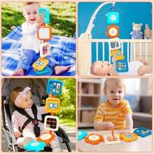 Busy Board For 1 Year Old Montessori Toys For 1 2 Boy Girl Toys Toddler Car Airplane Travel Activities Essentials 1-3 Busy Cube Stocking Learning Education Baby Toy 12-18 Months Birthday Gifts 1 2 3(Default) - Multicolor - View 7