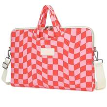 Laptop Shoulder Bag For 15 Inch/15.6 Inch  Pro - PinkCheckerShoulder15inch156inch - View 1