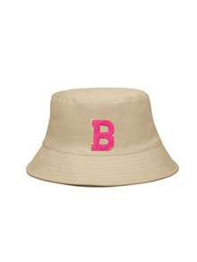 1顶女士A-Z字母渔夫帽，透气可折叠，Y2K风格女士渔夫帽街头风渔夫帽，适合海滩旅行、徒步旅行、钓鱼、海滩度假等户外活动 - 米色 - 查看 8