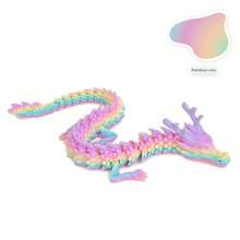 60 cm/23.6 pulgadas Modelo grande de dragón impreso en 3D, decoración de dragón volador, juguete de alta calidad, duradero/a prueba de golpes, adecuado para decoración de escritorio, relleno de canasta de Pascua, regalo de Pascua, alivio del estrés, regalo de cumpleaños, regalo perfecto, ¡juguete sorpresa! - Multicolor - Ver 7