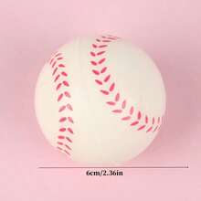 5 piezas/10 piezas/20 piezas/30 piezas Pelota de béisbol de espuma de PU sólida redonda de 4 cm para alivio del estrés - Multicolor - Ver 6