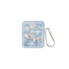 Oil Painting Flower Protective Case Compatible With Apple Wireless Charging Case, Scratch-Resistant And Shockproof - Clear - View 11