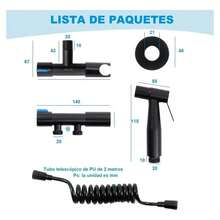 Grifo Para Inodoro Con Válvula Angular De Doble Salida,Cabezal de rociador bidé para grifo de inodoro ducha de limpieza de baño, rociador de pañales, rociador para baño de mascotas, con manguera y soporte, Decoración de baño de verano, Accesorios de baño - Válvula de ángulo de doble salida - Ver 10