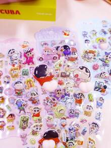 3D立体泡泡贴纸、小贴纸、墙贴、手机贴纸、纸艺作品、节日最佳礼物 - 彩色 - 查看 3