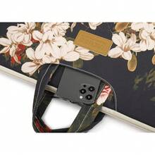 DACHEE Laptop Shoulder Bag For 15 Inch/15.6 Inch  Pro - 黑牡丹 15吋 156英寸 - 查看 5