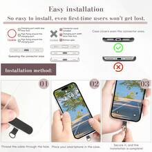 Lanyard Patch Adjustable Length Fashion Lanyard, Can Be Worn On Neck, Shoulder, Body Or Wrist To Prevent Phone From Falling, Lightweight, Easy To Install, Suitable For Travel, Outdoor Activities And Multiple Uses Spring Gift - Multicolor - View 8
