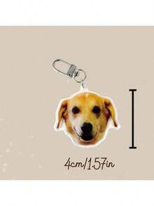 Customized Pet Keychains, Customized Cat Keychains, Customized Dog Keychains, Personalized Photo Keychains, Acrylic Keychain Pendants, Customized Pet Memorial Gifts - U-shaped Keychain - View 11
