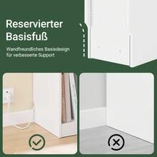 SoBuy Nachttisch mit Schublade für Boxspringbett Sofatisch  weiß BHT ca. 25x60x40cm FBT111-II-WN Bettablage Regal Zum Einhängen Beistelltisch schmal Telefontisch Nachtschrank Nachtkommode Beistelltisch Nachttisch Beistelltisch Nachttisch Säulentisch Tischhalter Robust Und Langlebig Überbetttisch Wohnzimmertisch Moderner Nachtschrank Moderne Nachtkommode Nachttisch Mit Schubladen Wohnzimmermöbel Weiß + Khaki MDF (E1) - Weiss - Übersicht 6