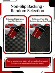 1 pieza Alfombra moderna de estilo nórdico con patrón geométrico, alfombra lavable antideslizante de lana sintética, adecuada para sala de estar y dormitorio - Multicolor - Ver 8