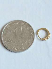 1pc S925 Sterling Silver Rhinestone Navel Ring, Delicate & Versatile, Luxury Style Suitable For Women - Single - View 5