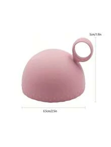 1pc Solid Silicone Makeup Brush Cleaning Bowl, Silicone Makeup Brush Cleaning Mat, Suitable For Cleaning Eyebrow Brush, Blush Brush, Powder Brush, Eyeshadow Brush - A - View 6