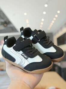 2026春秋新款儿童运动鞋，女童训练鞋，男童休闲运动鞋，婴儿软底跑步鞋 - 黑色 - 查看 2