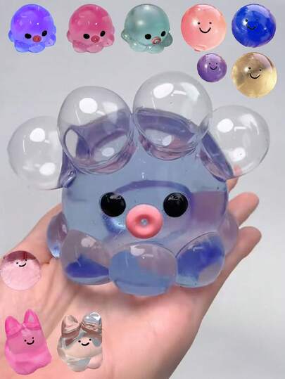 1/2/3/4PCS High-Quality Cute Octopus Squeeze Toy,Super Sticky Injectable Bubbles, Stress Relief Toy, Squisy, Taba Squishy, Travel Portable Fidget Squeeze Toys, Sensory Squeeze Toy,Soft And Small Gifts,Classroom Prizes, Ideal Birthday/Holiday Gifts, Ramadan/Easter/Halloween/Christmas Gifts, Christmas Stocking Stuffing, Party Gift Bag Stuffing, Children's Party Favor Gifts, Small Children's Toys For Children's Games.