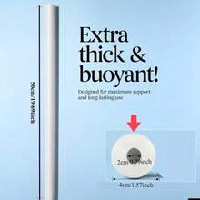6支装优质白色花泥棒 - DIY婚礼插花底座，实心圆柱形海绵，泡沫花管花泥棒，适用于婚礼装饰、婚礼拱门、活动派对装饰、家居装饰和罗马装饰 - 白色空心 - 查看 7