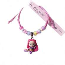 卡通动漫韩流女巫组合手链，时尚DIY串珠手工编织手链 - 彩色 - 查看 12