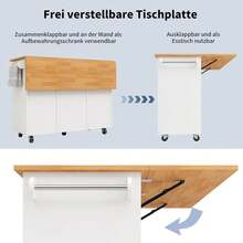 Storage Islands & Carts - White - C - View 5