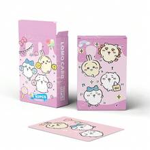 Chii Kawa 60张卡片+32张贴纸盒装高清LOMO卡片，动漫周边，收藏品，小礼物，情人节，圣诞节礼物 - 彩色 - 查看 3