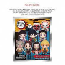 Aniplex 官方授权盲盒3D立体人偶包夹挂件钥匙扣动漫收藏背包装饰随机款式：炭治郎、祢豆子、善逸、义勇、炼狱杏寿郎PVC礼品1个 - 彩色 - 查看 5