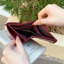 2-Fold Slim Wallet, Ultra-Thin Banknote Clip, Short Folding Wallet & Coin Purse All-In-One - Multicolor - View 4
